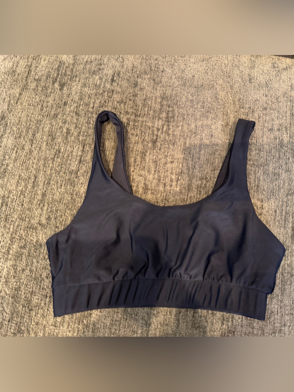 SHEIN black Scoop Bralette Crop Top
